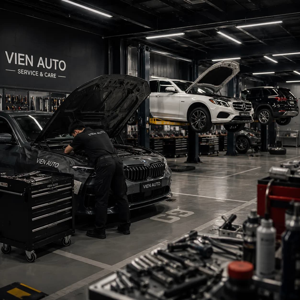 Xưởng dịch vụ VIÊN AUTO 3